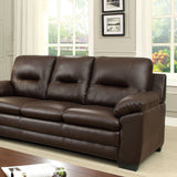 Parma - Sofa & Loveseat - Brown - Home Elegance USA