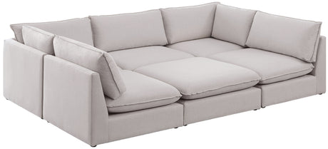 Mackenzie - Modular Sectional 6 Piece - Beige - Home Elegance USA