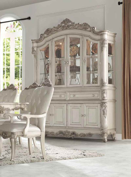Acme Furniture - Gorsedd Antique White Hutch & Buffet - 67444
