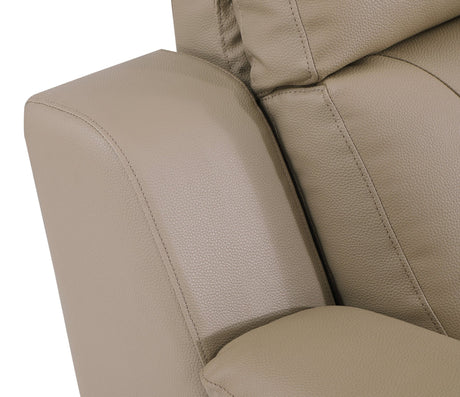 Global United Reclining Modern Leather Air Upholstered Chair