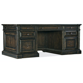 La Grange San Felipe 72-Inch Executive Desk in Antique Varnish - Hooker Furniture