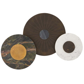 Arteriors Rhodes Wall Plaques Set Of 3 | Arteriors