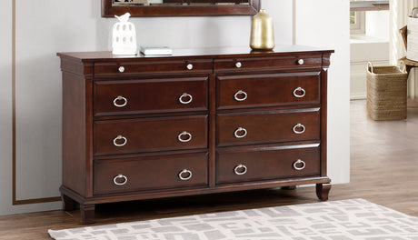 Glory Furniture Triton G9000-D Dresser , Cappuccino - Home Elegance USA