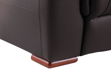 Global United Reclining Modern Leather Air Upholstered Chair