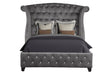 Sophia Full Bed In Color Gray Made With  Wood - Home Elegance USA