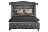 Sophia Full Bed In Color Gray Made With  Wood - Home Elegance USA