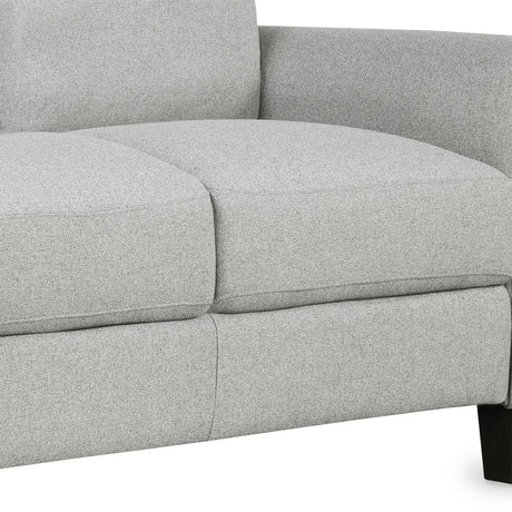 3 - Seat Sofa Living Room Linen Fabric Sofa (Light Gray) - WF191004AAN - image - 8