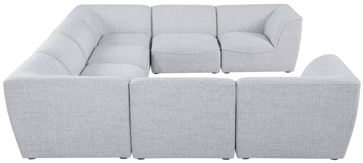 Miramar - Modular Sectional 8 Piece - Gray - Home Elegance USA