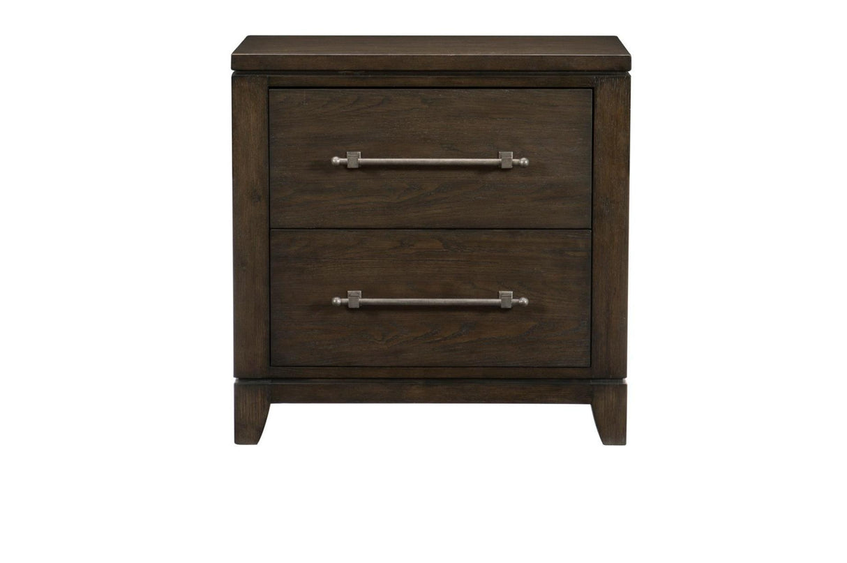 Homelegance - Griggs Night Stand In Dark Brown - 1669-4