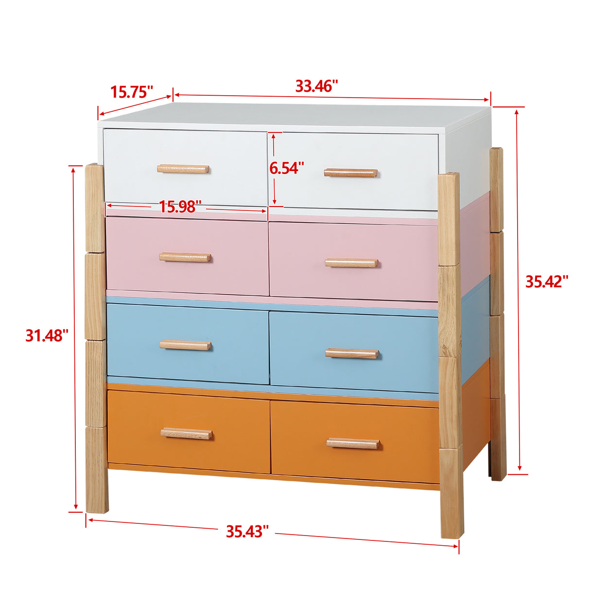 The colorful  free combination cabinet  DRESSER CABINET BAR CABINET, storge cabinet, lockers,Solid woodhandle, can be placed in the living room, bedroom, dining room  color White, blue orange Pink - Home Elegance USA