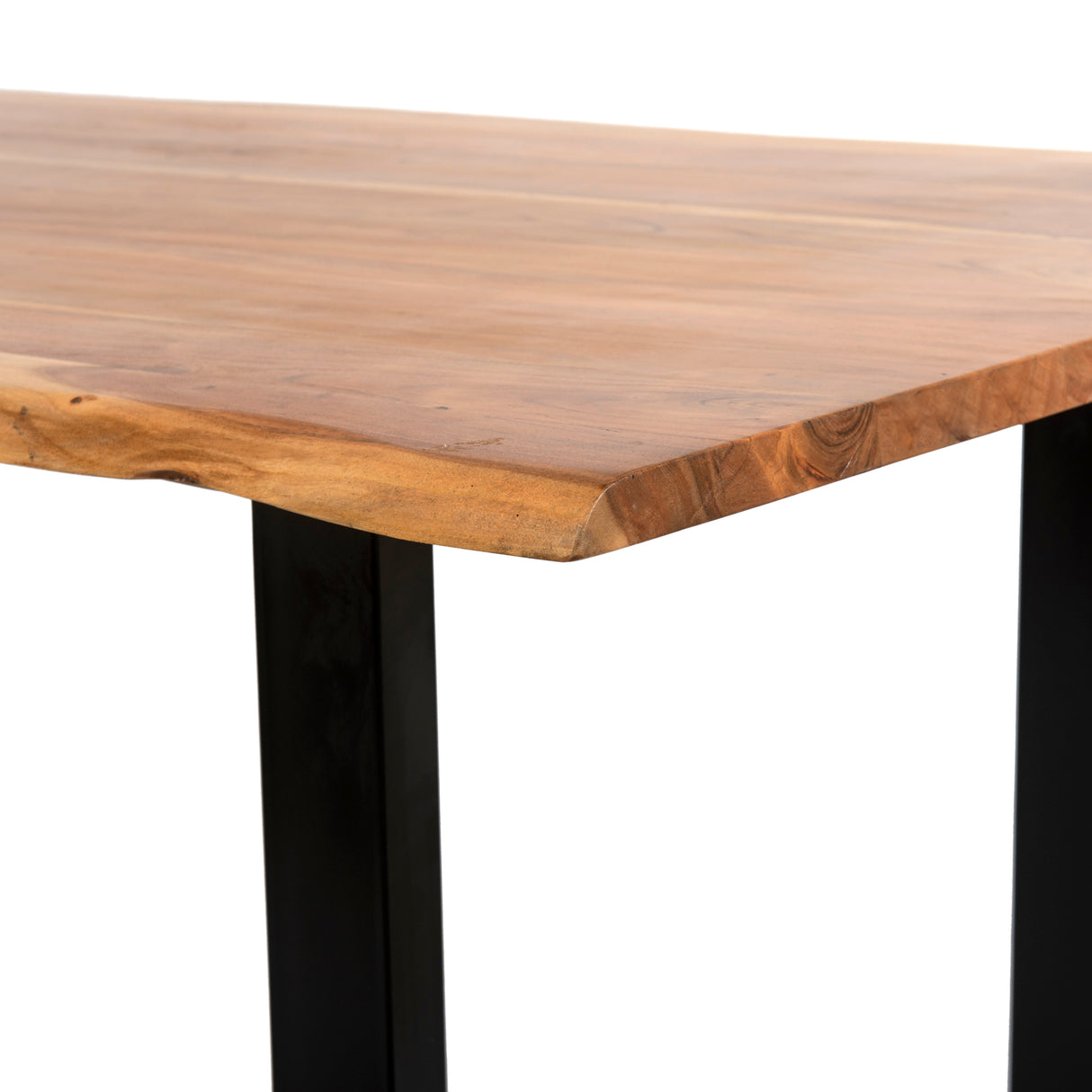 Live edge Solid Wood Dining Table - Home Elegance USA