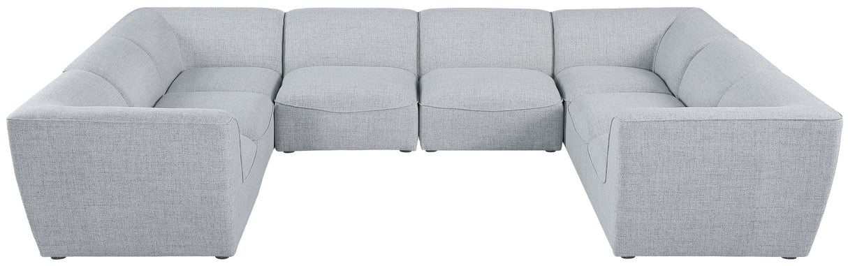 Miramar - Modular Sectional 8 Piece - Gray - Home Elegance USA