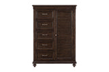 Homelegance - Cardano Wardrobe Chest In Driftwood Charcoal - 1689-10