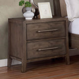 Tawana - 5 Piece Queen Bedroom Set With Night Stand - Warm Gray / Beige - Home Elegance USA