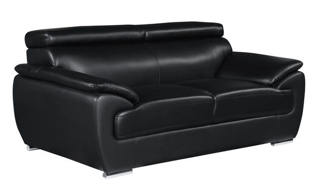 Genuine Leather Loveseat Home Elegance USA