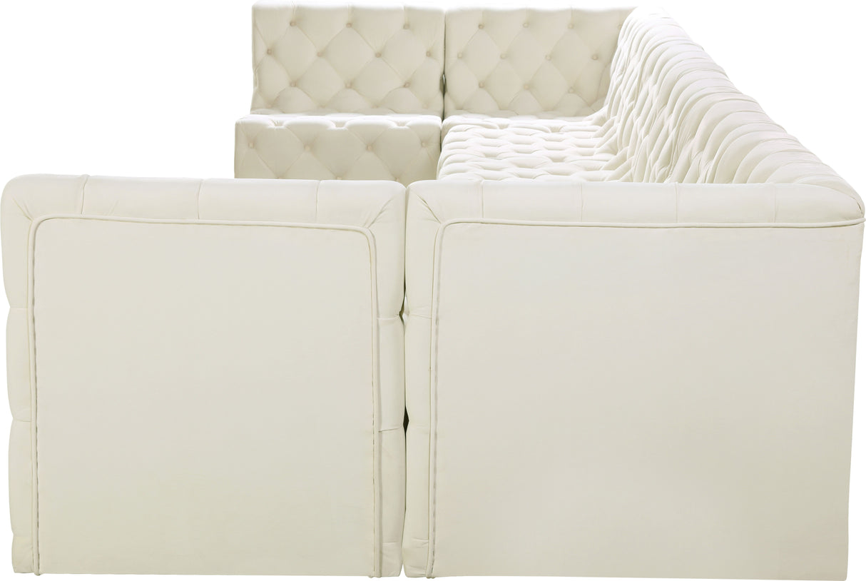 Tuft - Modular Sectional 8 Piece - Cream - Modern & Contemporary - Home Elegance USA