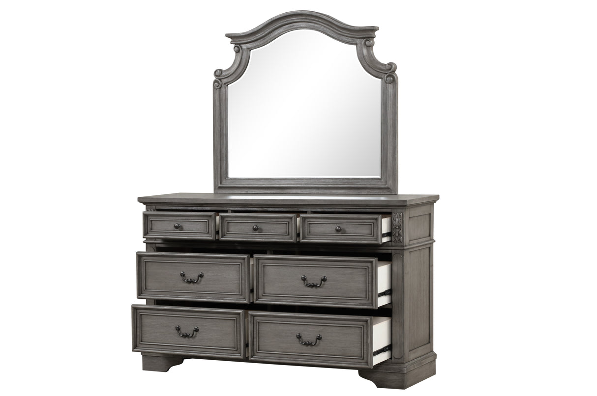 Grace Dresser in Gray - Home Elegance USA