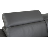 Top Grain Italian Leather Loveseat Home Elegance USA