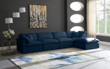 Plush - Cloud Modular Sectional - Navy - Modern & Contemporary - Home Elegance USA