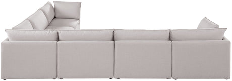 Mackenzie - Modular Sectional 6 Piece - Beige - Modern & Contemporary