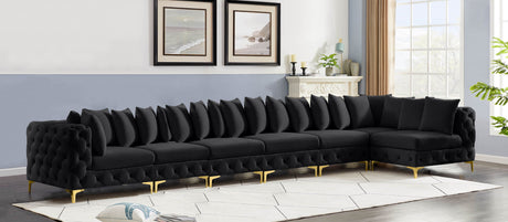 Tremblay - Modular Sectional 7 Piece - Black - Modern & Contemporary - Home Elegance USA