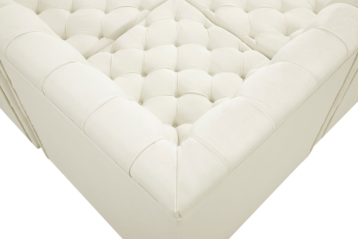 Tuft - Modular Sectional 7 Piece - Cream - Fabric - Home Elegance USA