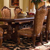 AICO Furniture - Windsor Court 10 Piece Rectangular Dining Room Set in Vintage Fruitwood - 70002T-54-10SET