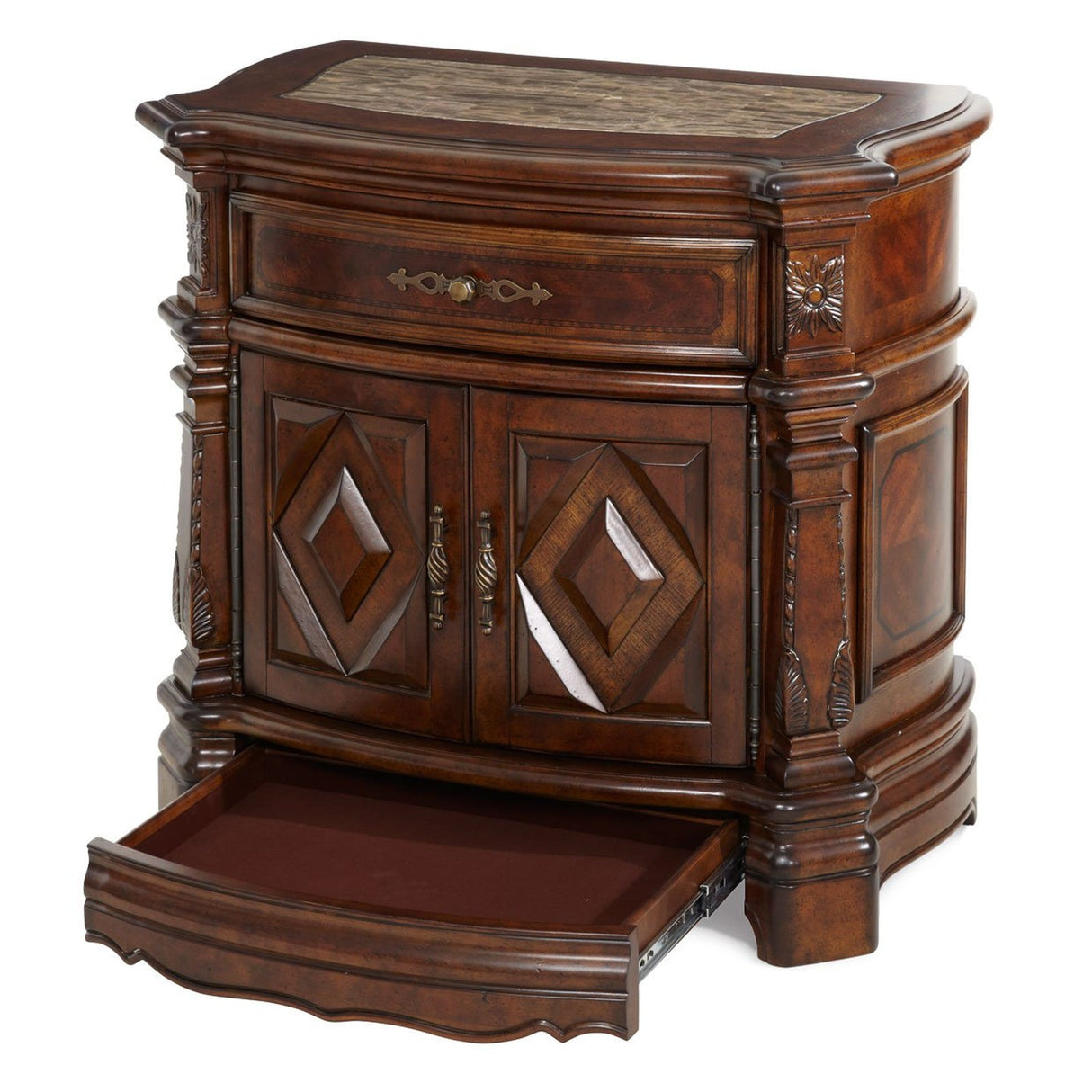 Michael Amini Windsor Court Nightstand - Home Elegance USA