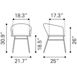 Zuo Zaragoza Dining Chair - Set Of 2