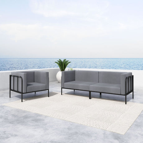 Cancun Outdoor Sofa Olefin Fabric & Aluminum Frame | Zuo Modern