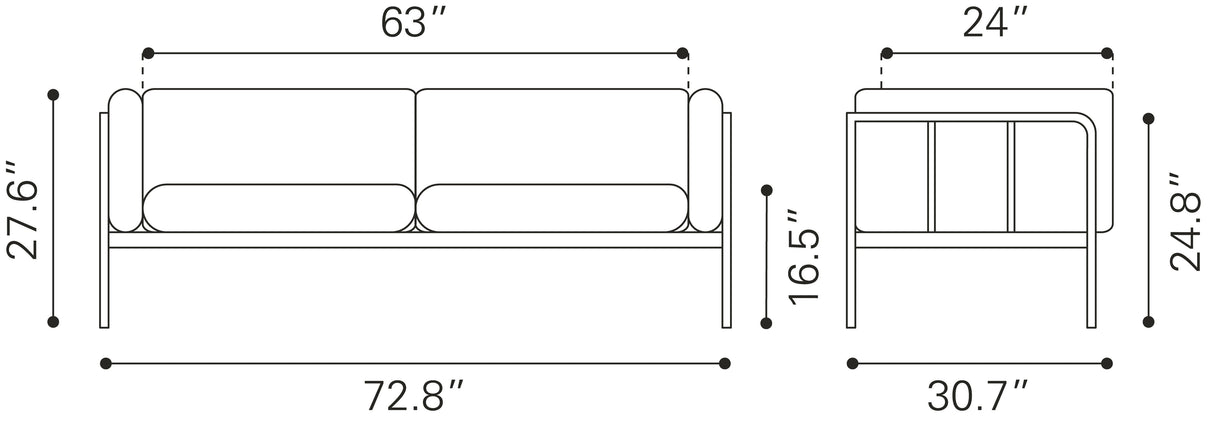 Zuo Cancun Sofa