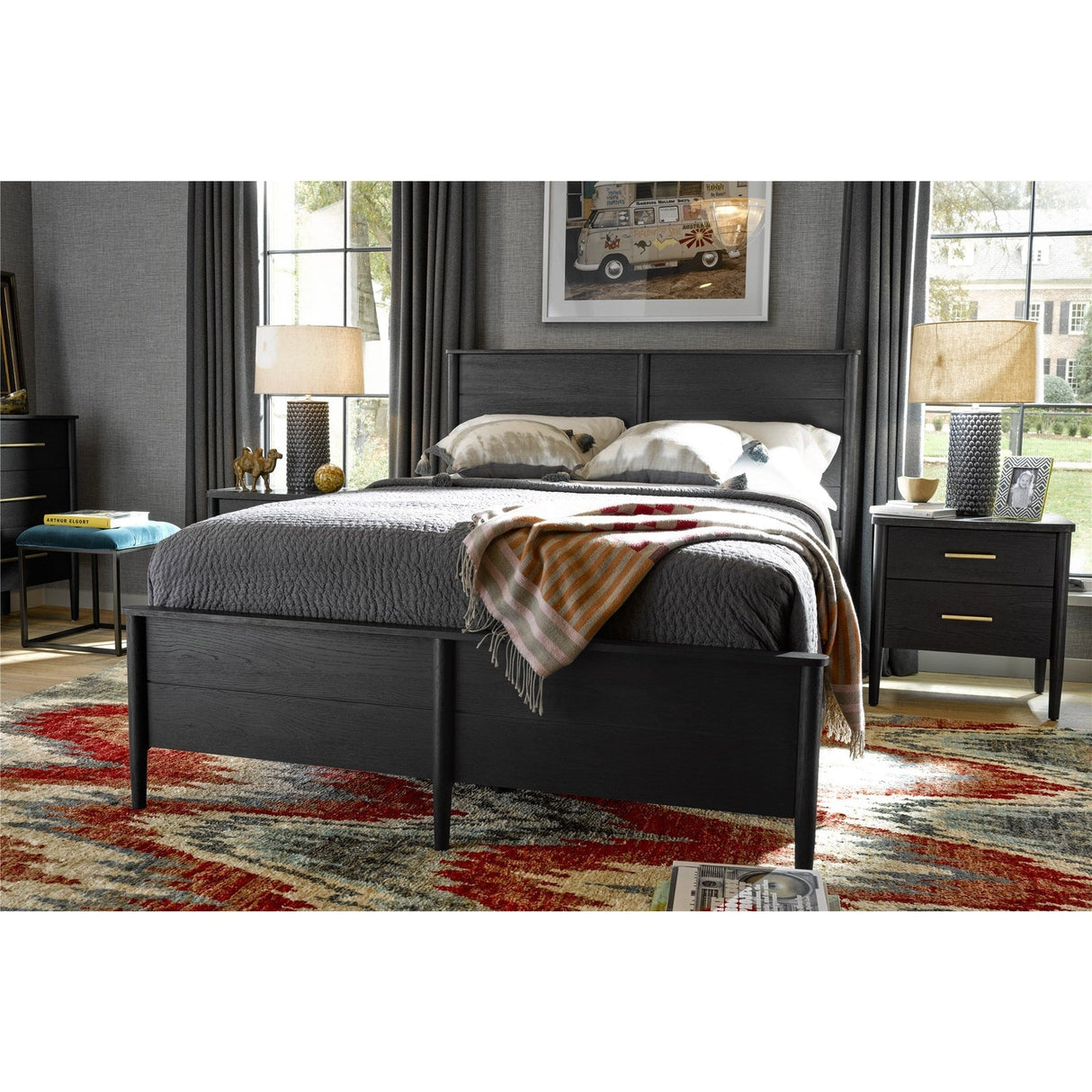 Curated Langley Bed - Queen | Universal | Home Elegance USA