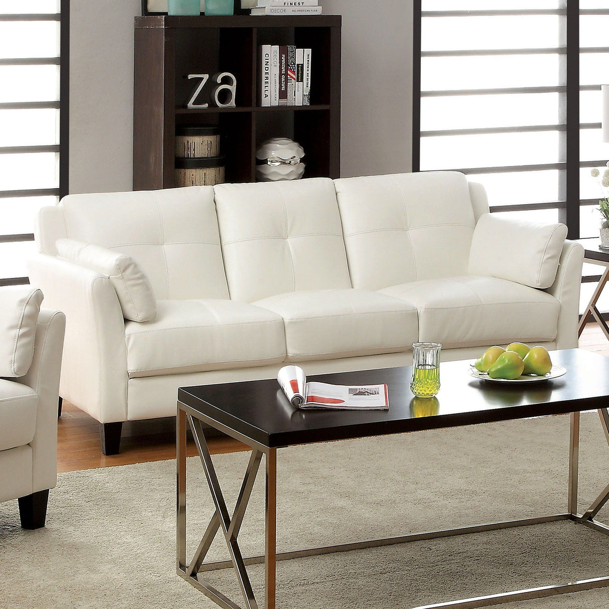 Pierre - Sofa & Love Seat& Chair - White - Home Elegance USA