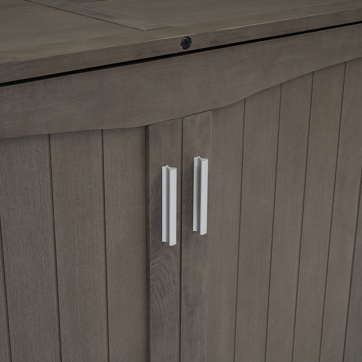 Queen Size Murphy Bed with Built-In Charging Station, Antique Grey(Expected Arrival Time: 8.9) - Home Elegance USA