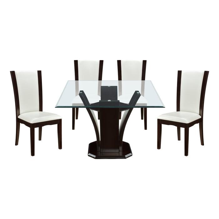 Daisy 5 Piece Dining Room Set In Espresso 710 - 54Sq*5Ws | Homelegance | Home Elegance USA