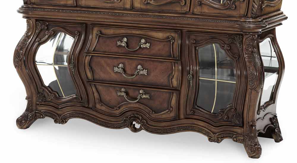 Aico Furniture - Palais Royale Buffet In Rococo Cognac - 71006-35