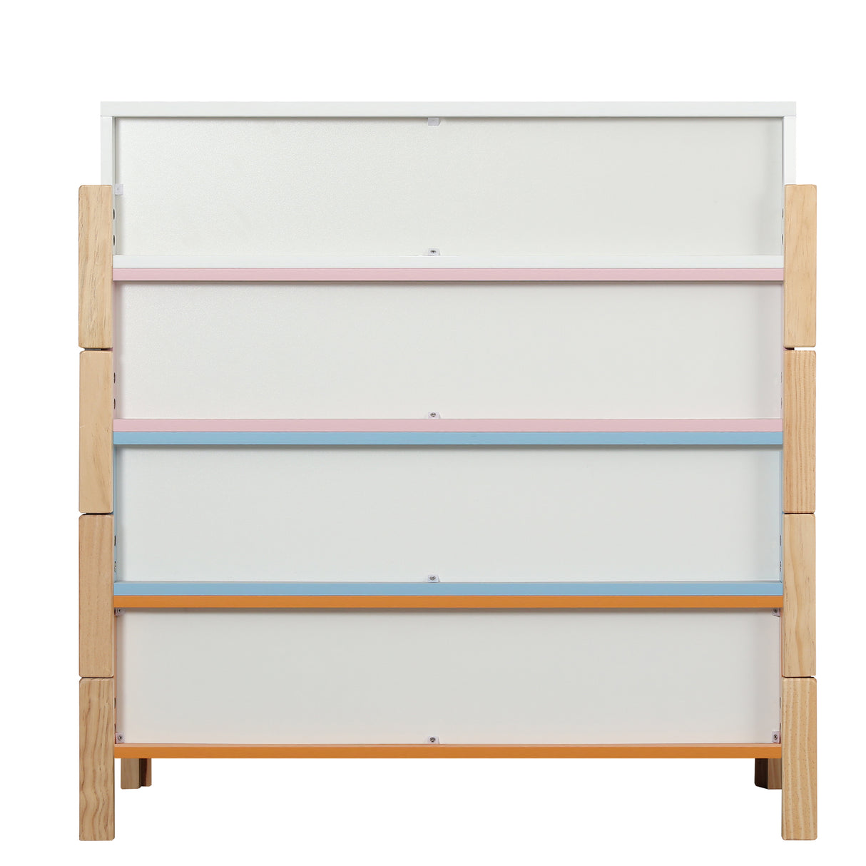 The colorful  free combination cabinet  DRESSER CABINET BAR CABINET, storge cabinet, lockers,Solid woodhandle, can be placed in the living room, bedroom, dining room  color White, blue orange Pink - Home Elegance USA