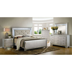 Bellanova - 5 Piece Queen Bedroom Set With 2Ns - Silver