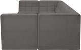 Relax - Modular Sectional 7 Piece - Gray - Home Elegance USA