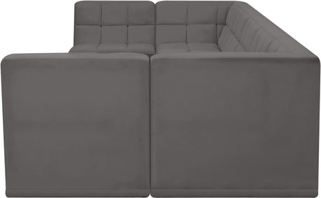 Relax - Modular Sectional 7 Piece - Gray - Home Elegance USA