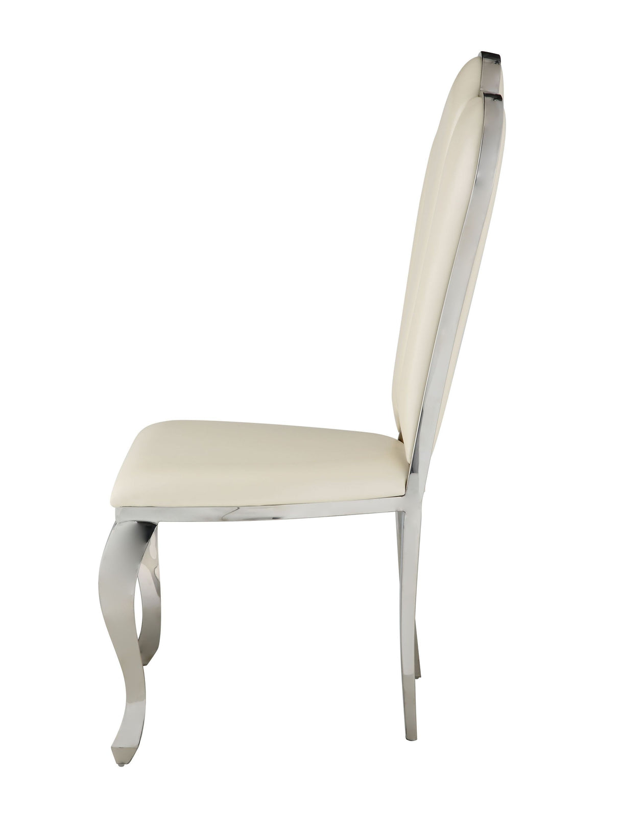 ACME Cyrene Side Chair (Set-2) in Beige  DN00926 - Home Elegance USA