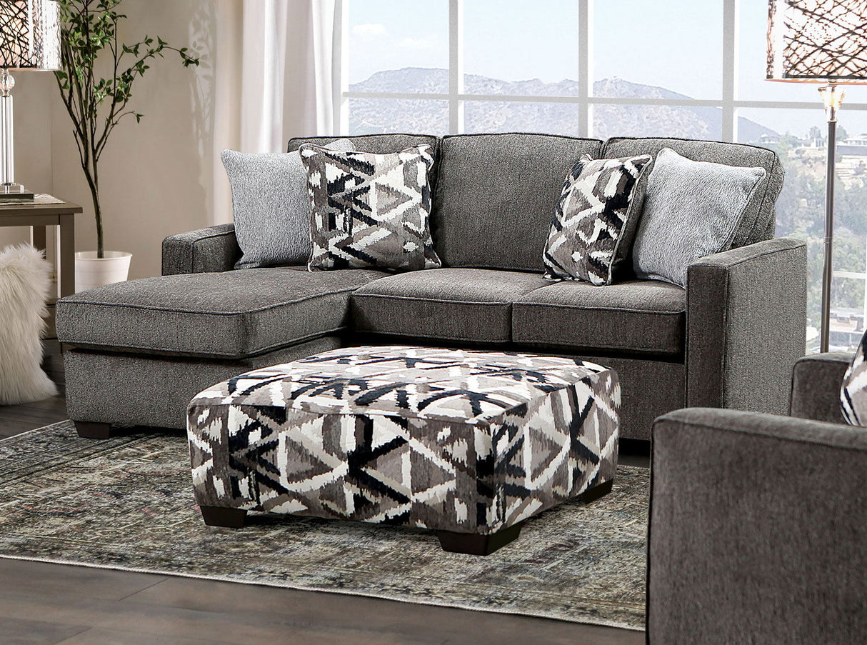 Brentwood - Sectional - Gray - Home Elegance USA