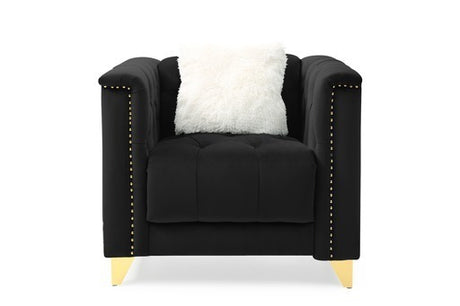 Russell Chair Black - Home Elegance USA