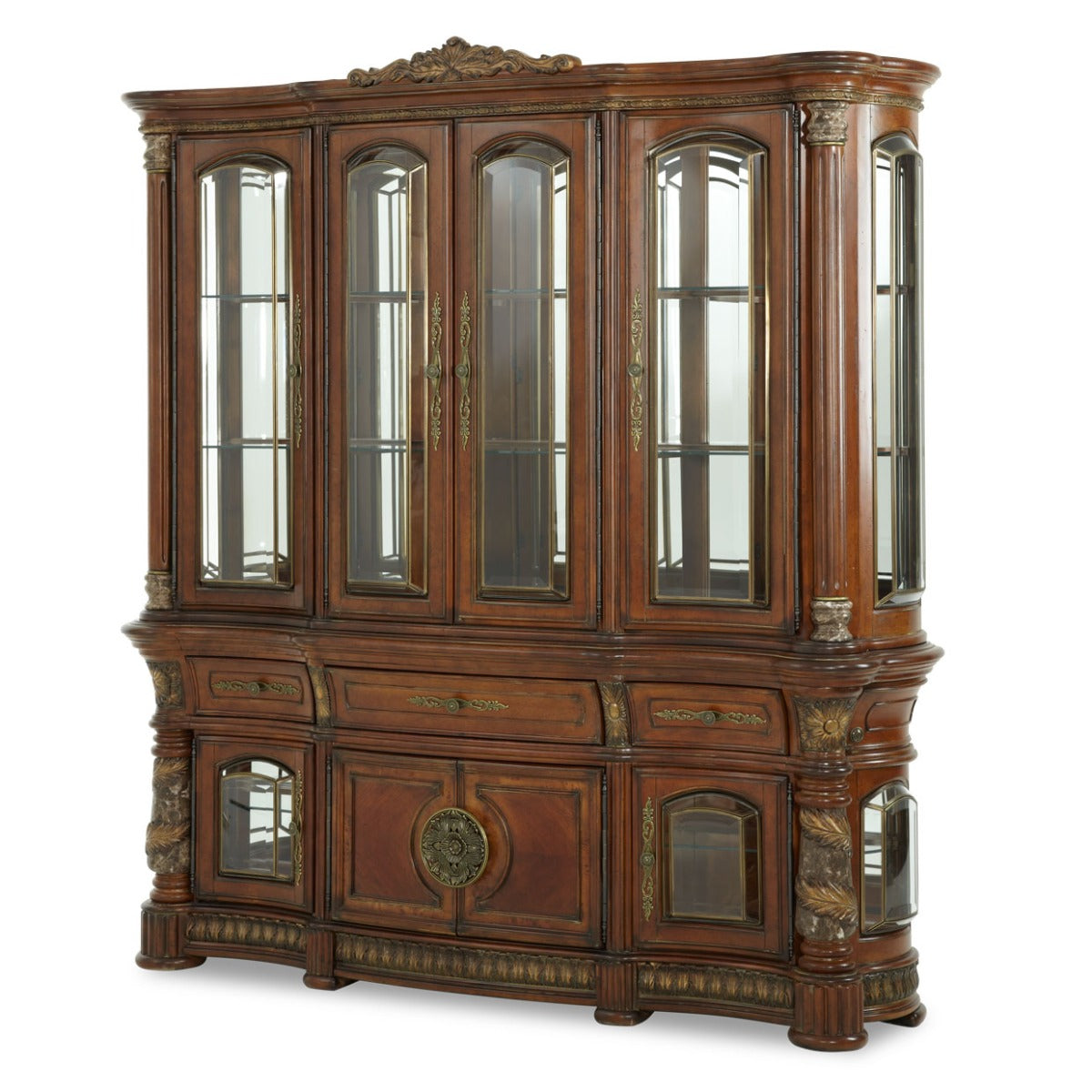 Aico Furniture - Villa Valencia China Cabinet - 72005-72006-55