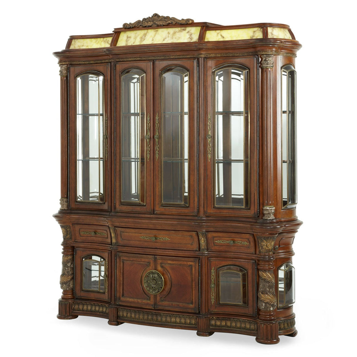 Michael Amini Villa Valencia China Buffet Display Cabinet - Home Elegance USA