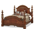 Villa Valencia Eastern King Poster Bed In Chestnut - 72000Ekp-55 - Aico Furniture