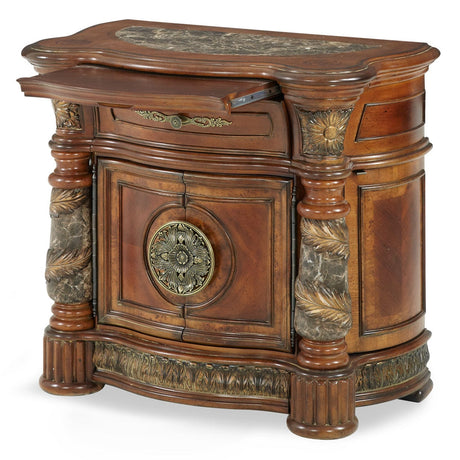 Michael Amini Villa Valencia Bedside Chest Nightstand - Home Elegance USA