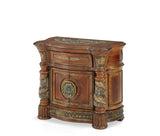 Aico Furniture - Villa Valencia Bedside Chest In Chestnut - 72040-55