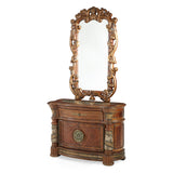 Aico Furniture - Villa Valencia Decorative Mirror In Chestnut - 72041-55