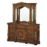 Aico Furniture - Villa Valencia Dresser With Mirror & Lighting Box - 72050-60Lb-55